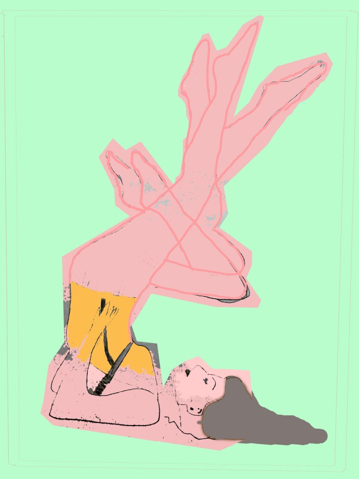 La que hace gimnasia