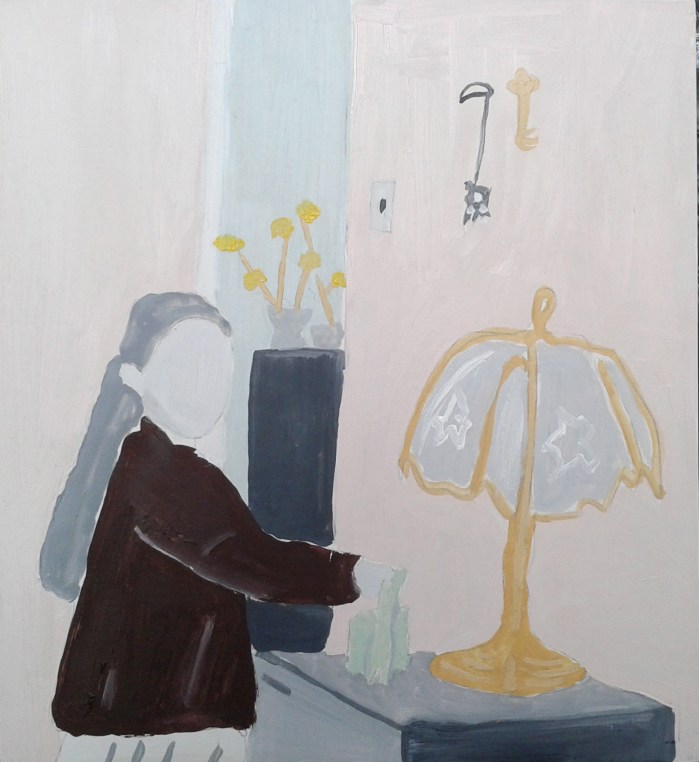 barbara-jugaba-con-el-burrito-de-ceramica-verde